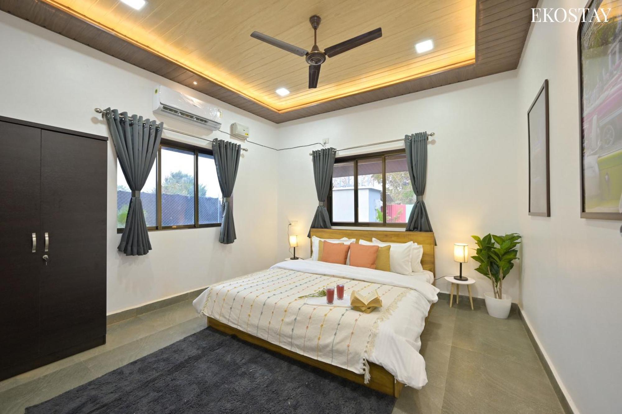 Ekostay - Blue Door Villa آليباغ المظهر الخارجي الصورة